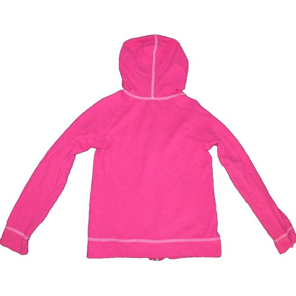 Hanes Set Of Two Girl's Lightweight Cotton Slub Hoodie Jackets Size Medium - Picture 4 of 7